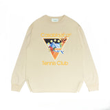 Casablanca Long sleeve T-shirt Portal Printed Cotton Crew Neck