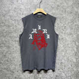 Amiri tank top bandana skull print