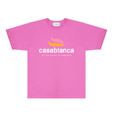 Casablanca T Shirts Fashion Print Street