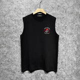 Amiri tank top hat big gray wolf printing