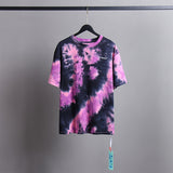 Off White T Shirts Tie-Dye Process Loose Men'S And Women'S Same Style Pure Cotton Short Sleeves