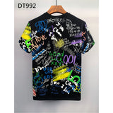 Dsq2 T Shirt Casual Sports Printed Short Sleeve Summer Men