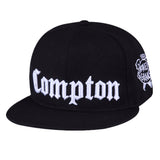 Compton Hat Hip Hop Snapback Flat Bill Cap