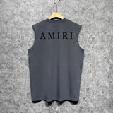 Amiri tank top spider letter printing
