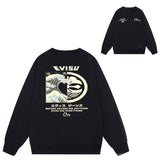 Evisu Sweatshirts Casual Loose Unisex Sweatshirts