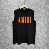 Amiri tank top big classic letterprinting