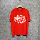 Amiri t shirts morning glory printing short sleeve