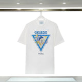 Casablanca T Shirts Spring Summer CASA Sea Fish Alphabet Starry Sky
