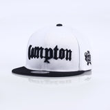 Compton Hat Hip Hop Snapback Flat Bill Cap