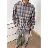 Unisex Shirts Pink Checked Shirts