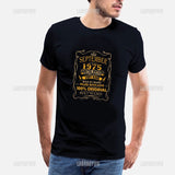Vintage 1975 Limited Edition Men T Shirts Retro Classic