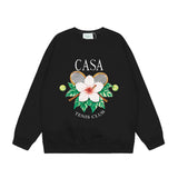 Casablanca Sweatshirts Crew neck sweater autumn and winter print men and women