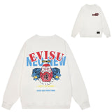 Evisu Sweatshirts Casual Loose Unisex Sweatshirts