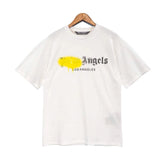 Palm Angels T Shirts Angel Letter Print Short-Sleeve T-shirt Men's Half Sleeve