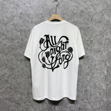 Amiri t shirts morning glory printing short sleeve