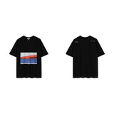 C.e t shirts printing pattern round neck pullover short sleeve men and women