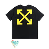 Off White T Shirts Religious Angel Oil Painting Short Sleeves