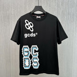 GCD T-Shirt Double-sided printed short-sleeved T-shirt GCDS loose crew neck bottoming shirt