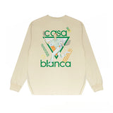 Casablanca Long sleeve T-shirt Printed loose T-shirt