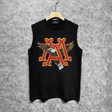 Amiri tank top oil painting flying eagle printing