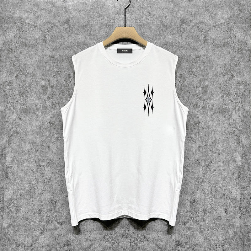 Amiri tank top retro geometric graphic printing