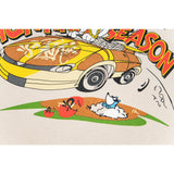 Synaworld T Shirts central cee rabbit car print casual loose t-shirt