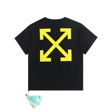 Off White T Shirts Religious Angel Oil Painting Short Sleeves