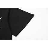 Vlone T Shirt Spring Summer Rivet Letter Crew Neck