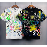 Dsq2 T Shirt Casual Sports Printed Short Sleeve Summer Men