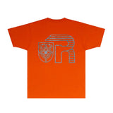 Rhude T Shirts Printed Trendy Pure Cotton