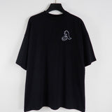 Palm Angels T Shirts Bear Letter Print Short-Sleeve Men's Loose T-shirt