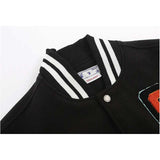 Off White Jacket Autumn/Winter OW Multi-element Logo Woolen Splicing Jacket