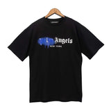 Palm Angels T Shirts Angel Letter Print Short-Sleeve T-shirt Men's Half Sleeve