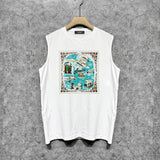 Amiri tank top water estate printing