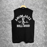 Amiri tank top wolf print