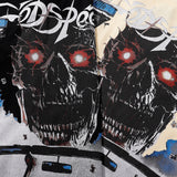 Godspeed T Shirts Driving Movie Skull Printing Cotton Casual Short Sleeves Men and Women