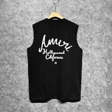 Amiri tank top california hollywood letterprinting