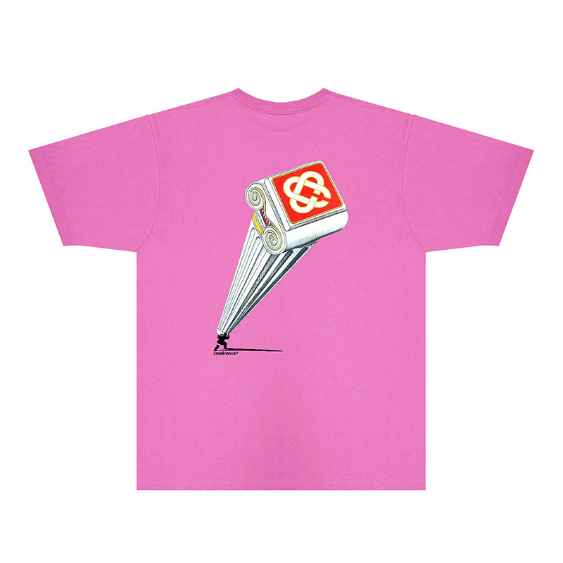 Casablanca T Shirts Fashion Print Street
