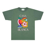 Casablanca T Shirts Fashion Print Street