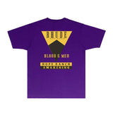 Rhude T Shirts Printed Trendy Pure Cotton