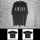 Amiri washed t-shirt retro totem short sleeve