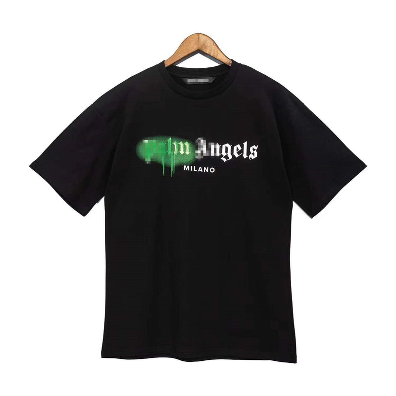 Palm Angels T Shirts Angel Letter Print Short-Sleeve T-shirt Men's Half Sleeve