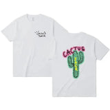 Oversized T-shirts Tops Rapper Cactus Jack Graphic Cotton