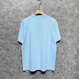 Amiri t shirts flame gold letterprinting short sleeves