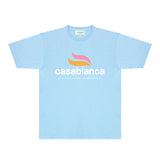 Casablanca T Shirts Fashion Print Street