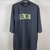 Men T-shirts Paris tape washed and worn old short-sleeved crew neck T-shirt
