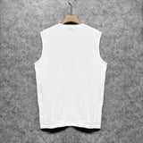 Amiri tank top bone fracture tiger print