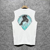 Amiri tank top black panther print