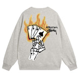 Stussy Sweatshirts Crew Neck Fleece Sweater