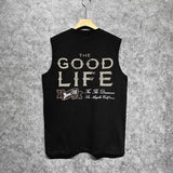 Amiri tank top letter printing